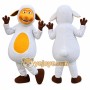 Sheep Mascot Costume for Adults Custom Logo Party Character Suit