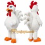 Chicken Mascot Costume for Adults Custom Logo Party Character Suit