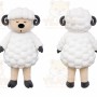 Sheep Mascot Costume for Adults Custom Logo Party Character Suit