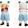 Boxer Sheep Mascot Costume for Adults Custom Logo Party Character Suit