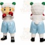 Boxer Sheep Mascot Costume for Adults Custom Logo Party Character Suit