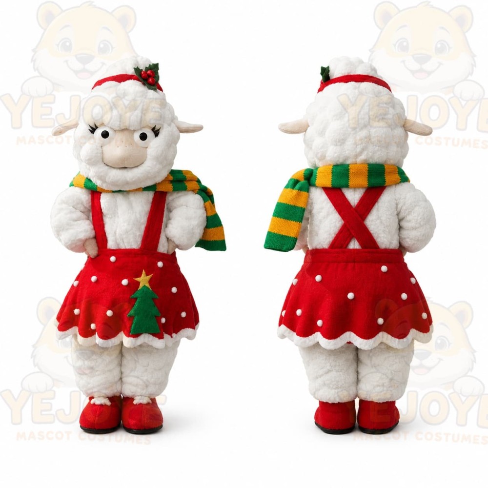 Sheep Mascot Costume for Adults Custom Logo Party Character Suit