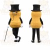 Peanut Mascot Costume for Adults Custom Logo Party Character Suit