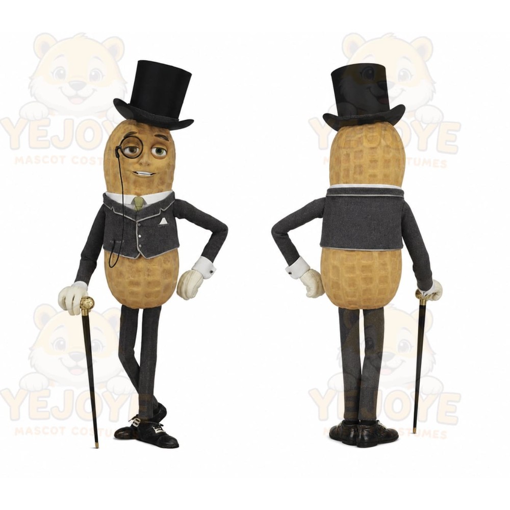 Peanut Mascot Costume for Adults Custom Logo Party Character Suit