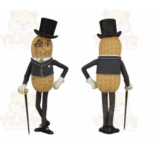 Peanut Mascot Costume for Adults Custom Logo Party Character Suit