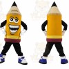 Pencil Mascot Costume for Adults Custom Logo Party Character Suit