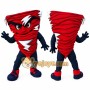 Tornado Mascot Costume for Adults Custom Logo Party Character Suit