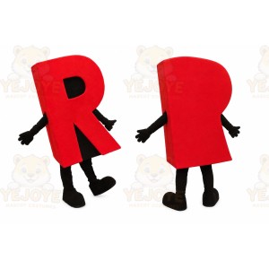Letter Mascot Costume for Adults Custom Logo Party Character Suit