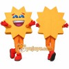 Sun Mascot Costume for Adults Custom Logo Party Character Suit Sun Mascot Costume for Adults Custom Logo Party Character Suit