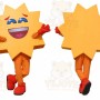 Sun Mascot Costume for Adults Custom Logo Party Character Suit