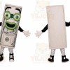 Money Mascot Costume for Adults Custom Logo Party Character Suit