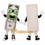 Money Mascot Costume for Adults Custom Logo Party Character Suit