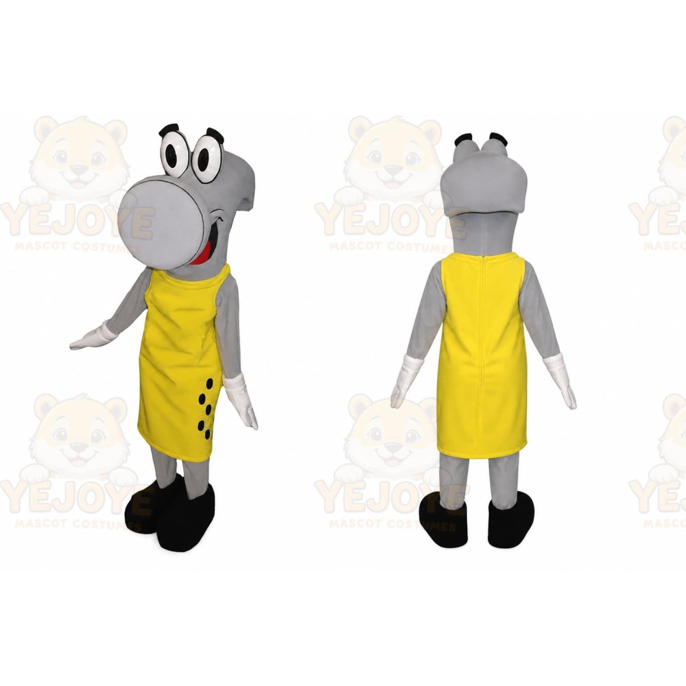Hippo Mascot Costume for Adults Custom Logo Party Character Suit