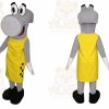 Hippo Mascot Costume for Adults Custom Logo Party Character Suit