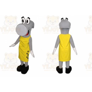 Hippo Mascot Costume for Adults Custom Logo Party Character Suit