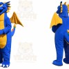 Dragon Mascot Costume for Adults Custom Logo Party Character Suit