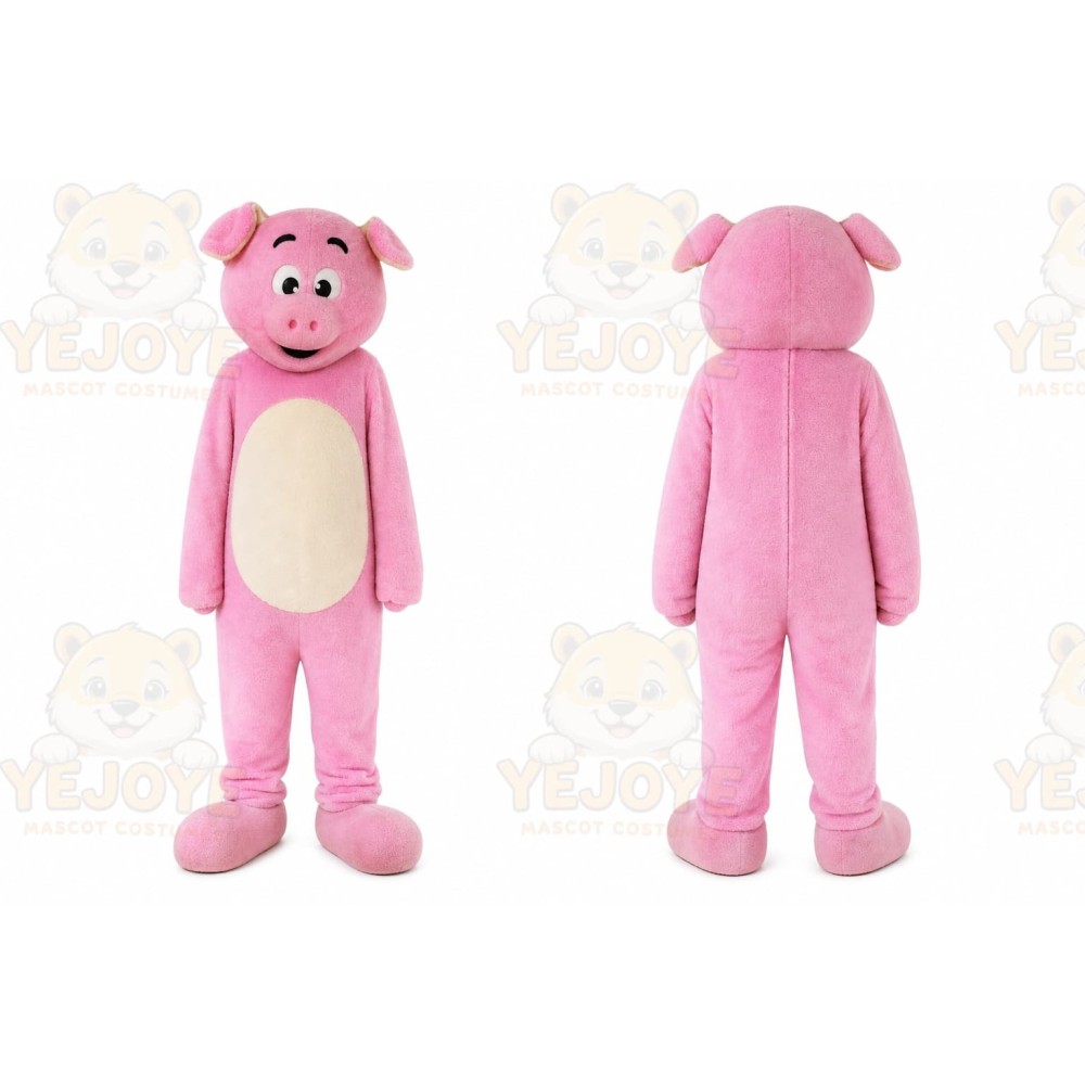 Pig Mascot Costume for Adults Custom Logo Party Character Suit