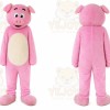 Pig Mascot Costume for Adults Custom Logo Party Character Suit