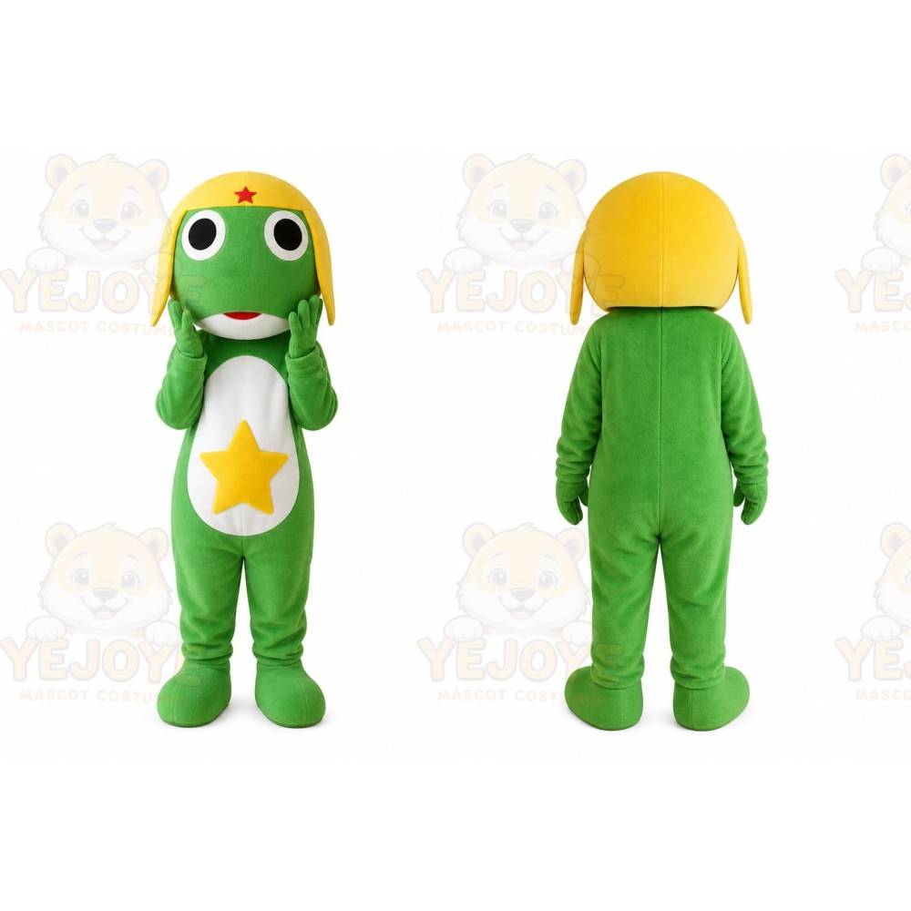 Frog Mascot Costume for Adults Custom Logo Party Character Suit