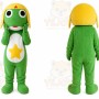 Frog Mascot Costume for Adults Custom Logo Party Character Suit