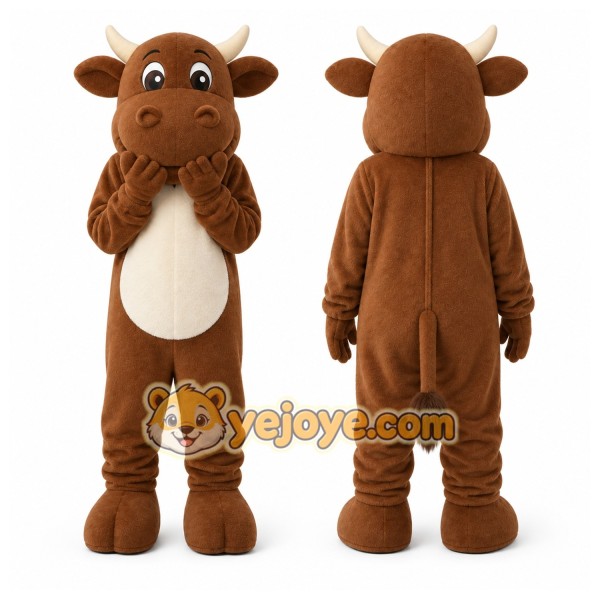 Cow Mascot Costume for Adults Custom Logo Party Character Suit