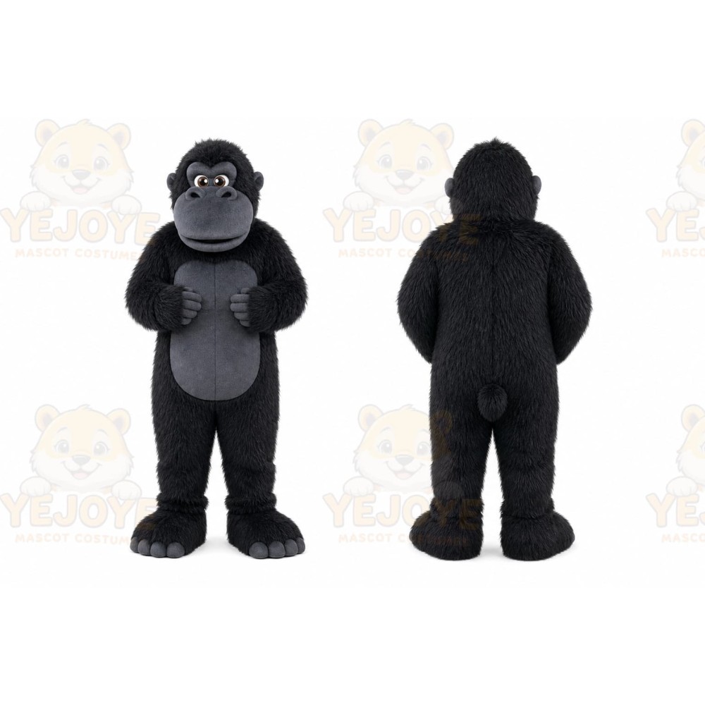 Gorilla Mascot Costume for Adults Custom Logo Party Character Suit