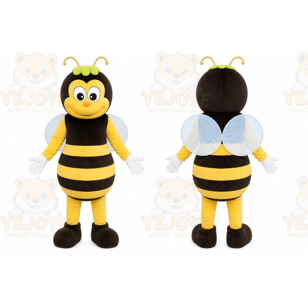 Bee Mascot Costume for Adults Custom Logo Party Character Suit