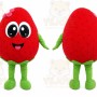 Strawberry Mascot Costume for Adults Custom Logo Party Character Suit