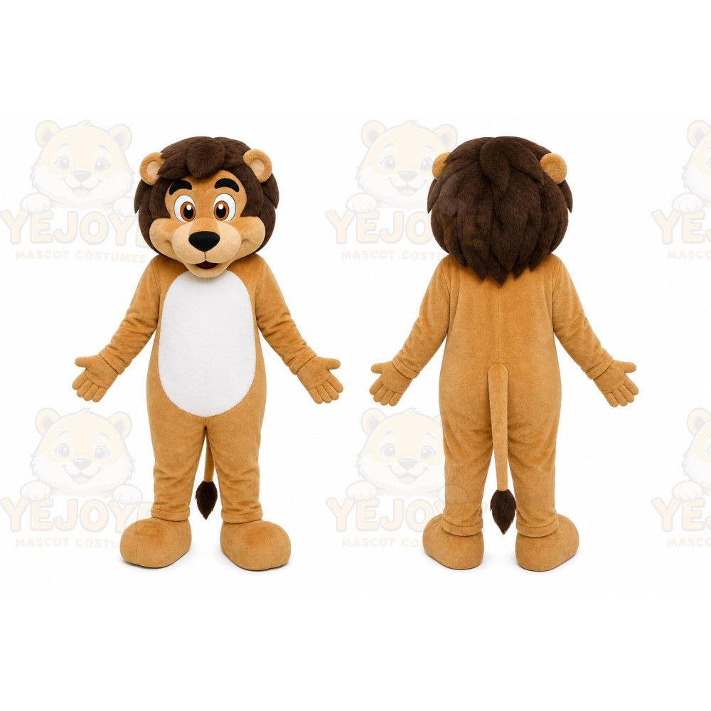 Lion Mascot Costume for Adults Custom Logo Party Character Suit