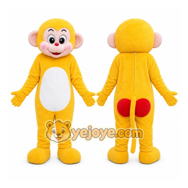 Monkey Mascot Costume for Adults Custom Logo Party Character Suit