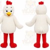 Chicken Mascot Costume for Adults Custom Logo Party Character Suit