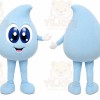 Droplet Mascot Costume for Adults Custom Logo Party Character Suit