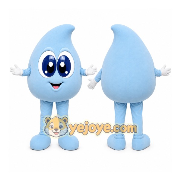 Droplet Mascot Costume for Adults Custom Logo Party Character Suit