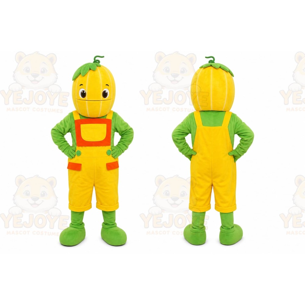 Pumpkin Mascot Costume for Adults Custom Logo Party Character Suit
