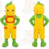 Pumpkin Mascot Costume for Adults Custom Logo Party Character Suit