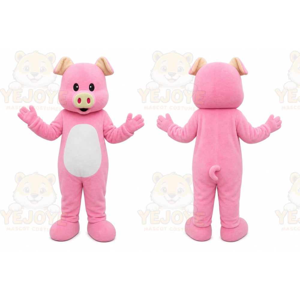 Pig Mascot Costume for Adults Custom Logo Party Character Suit