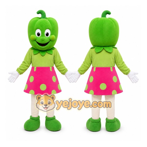Pepper Mascot Costume for Adults Custom Logo Party Character Suit