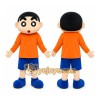 Boy Mascot Costume for Adults Custom Logo Party Character Suit