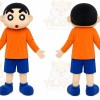 Boy Mascot Costume for Adults Custom Logo Party Character Suit