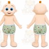 Baby Mascot Costume for Adults Custom Logo Party Character Suit