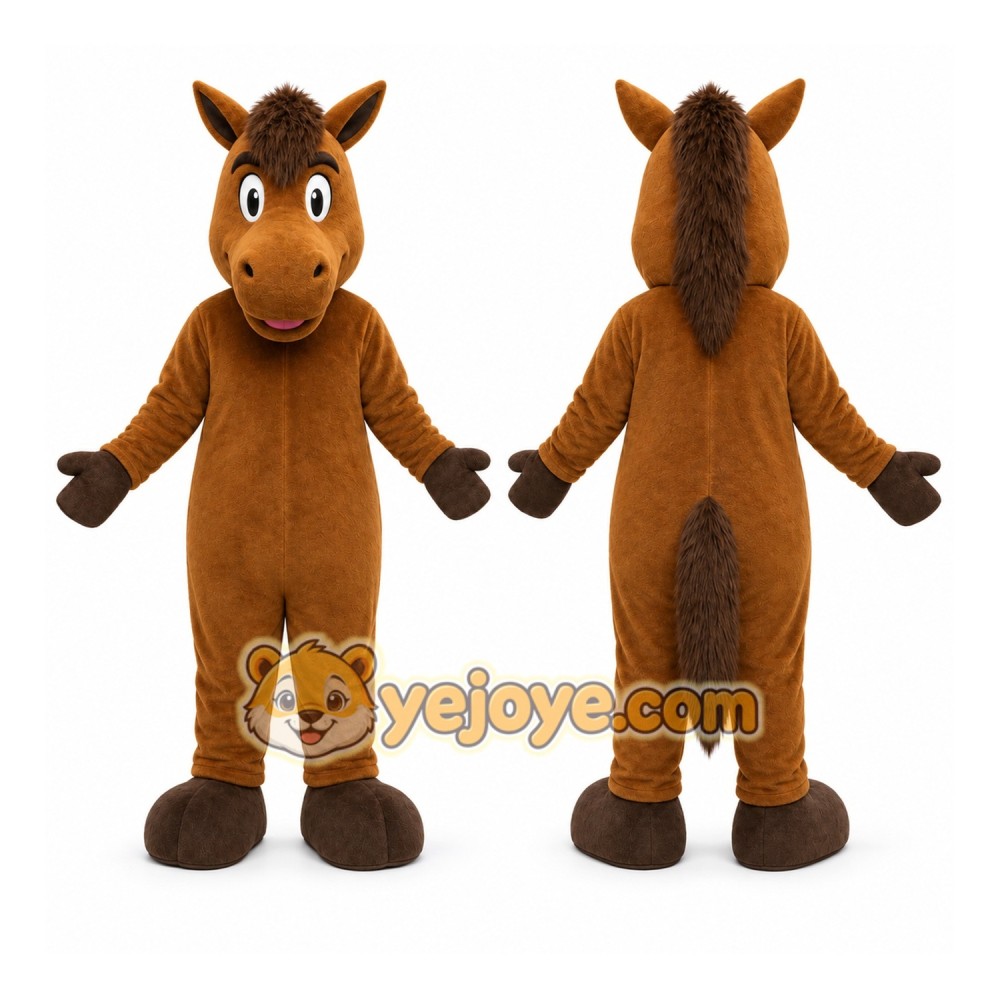 Horse Mascot Costume for Adults Custom Logo Party Character Suit Horse Mascot Costume for Adults Custom Logo Party Character Suit