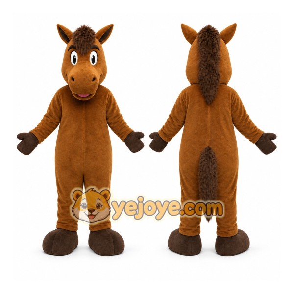 Horse Mascot Costume for Adults Custom Logo Party Character Suit