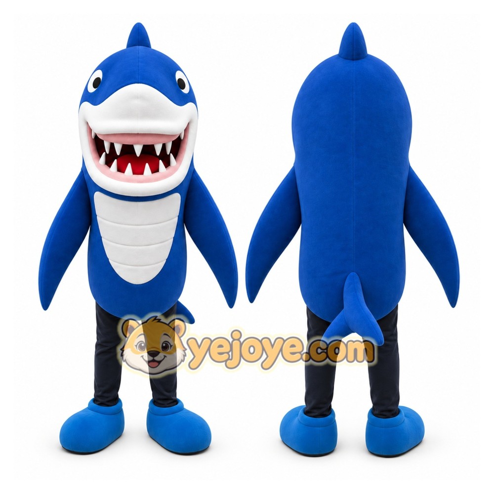 Shark Mascot Costume for Adults Custom Logo Party Character Suit Shark Mascot Costume for Adults Custom Logo Party Character Suit