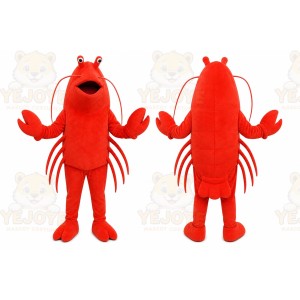 Lobster Mascot Costume for Adults Custom Logo Party Character Suit