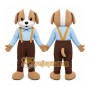 Dog Mascot Costume for Adults Custom Logo Party Character Suit