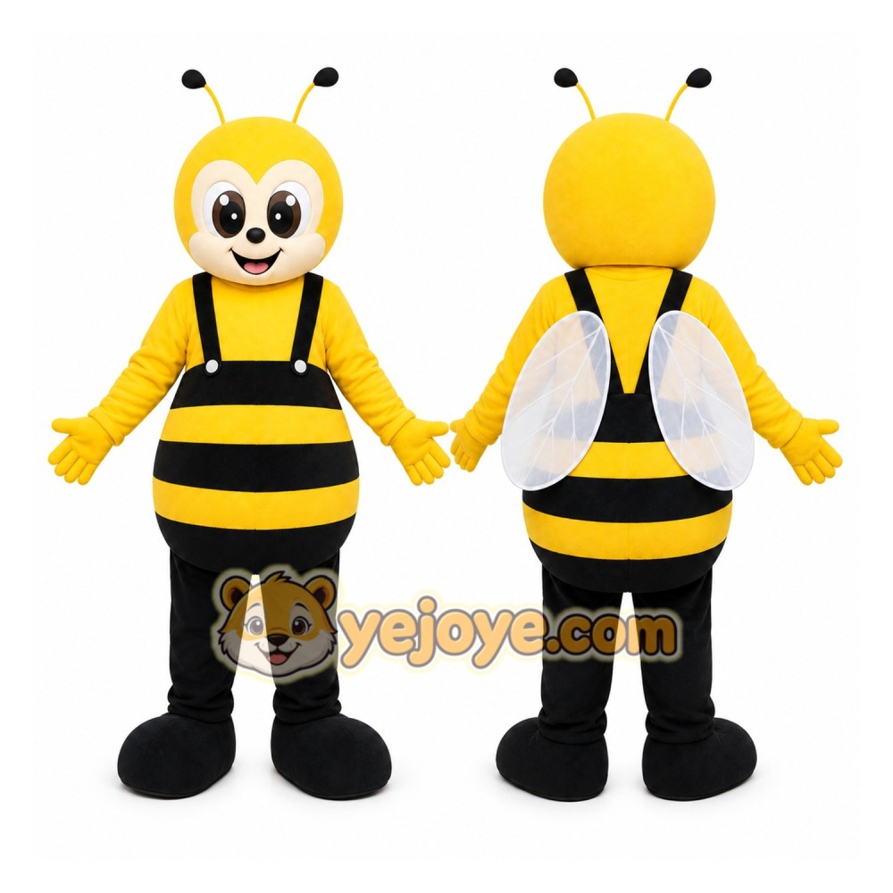 Bee Mascot Costume for Adults Custom Logo Party Character Suit Bee Mascot Costume for Adults Custom Logo Party Character Suit