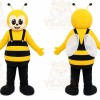 Bee Mascot Costume for Adults Custom Logo Party Character Suit