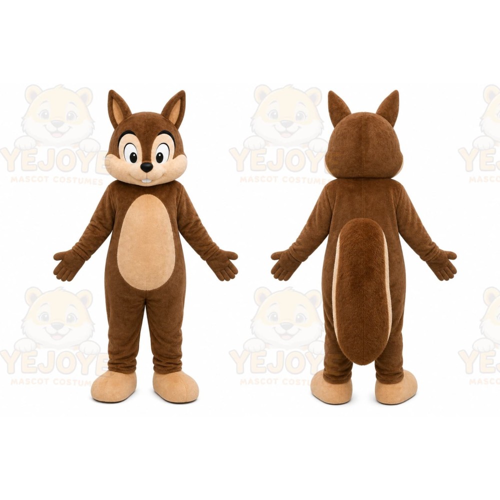 Squirrel Mascot Costume for Adults Custom Logo Party Character Suit