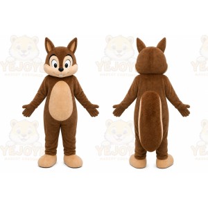 Squirrel Mascot Costume for Adults Custom Logo Party Character Suit