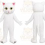 Cat Mascot Costume for Adults Custom Logo Party Character Suit